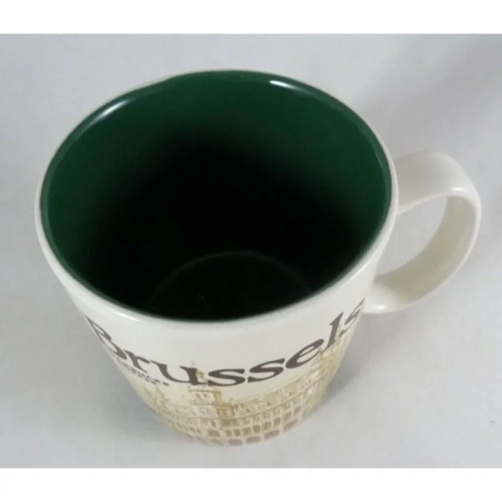 2011 Starbucks Brussels Belgium Global City Icon Coffee Mug Cup Grande 16 Ounce